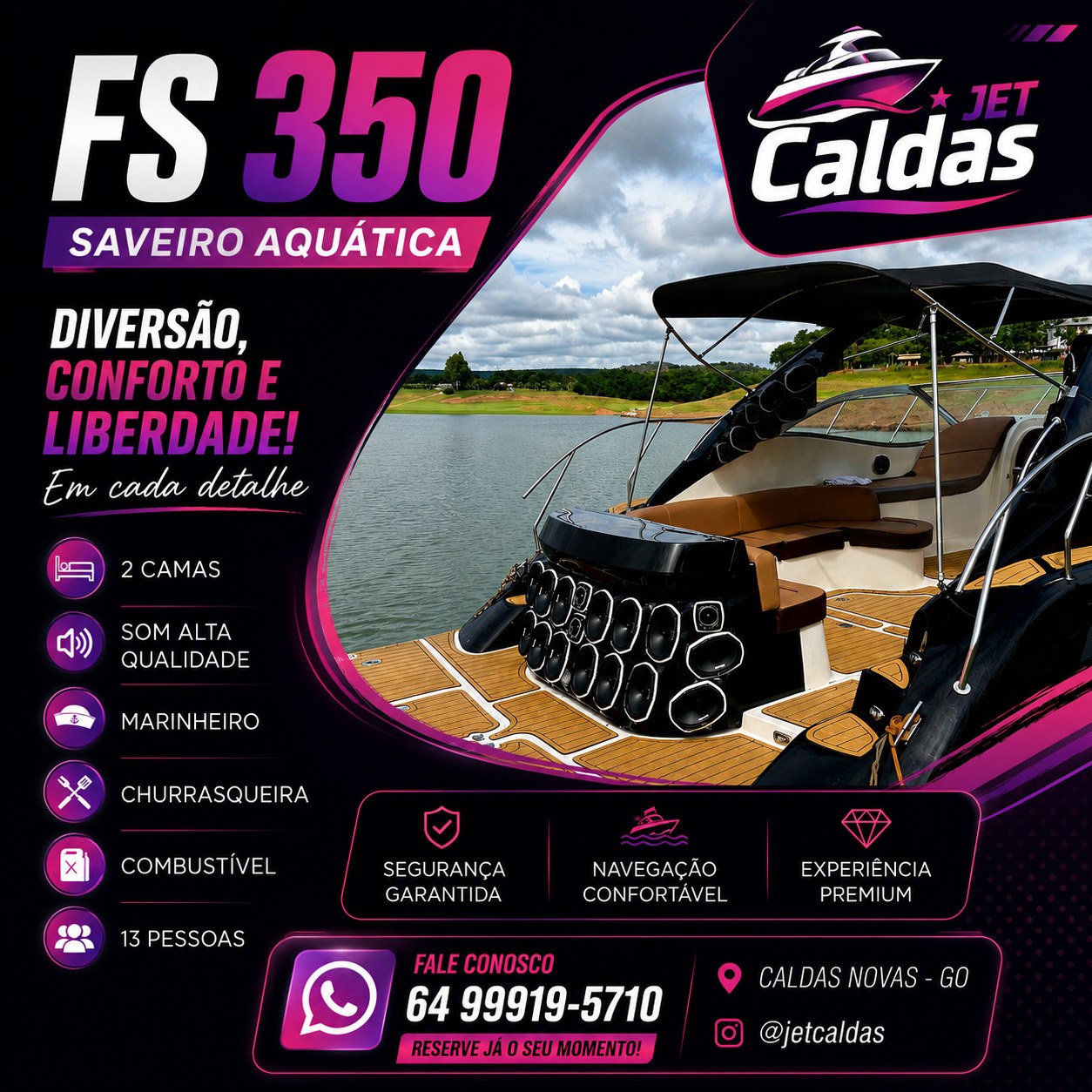 Lanchas Espaçosas